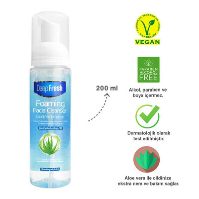 Deep Fresh Yüz Temizleme Köpüğü 200 ml - Thumbnail