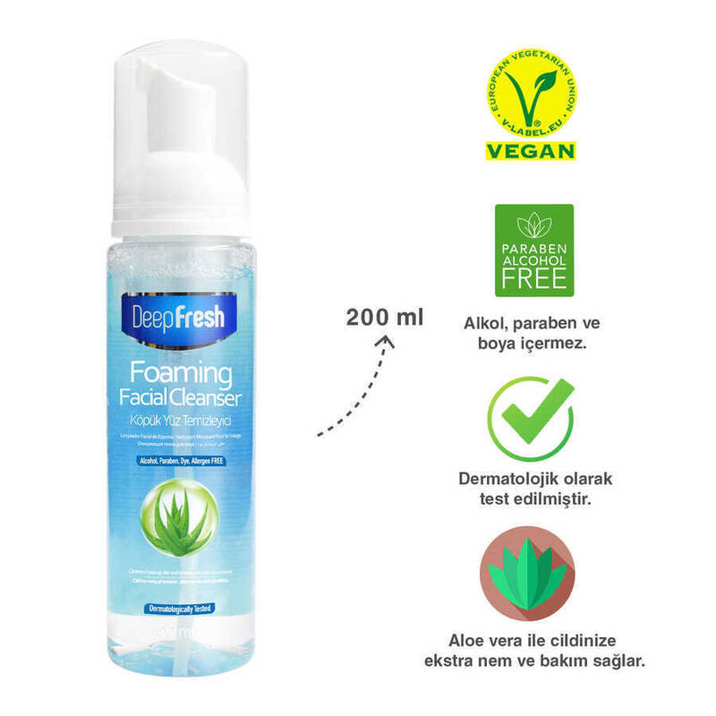 Deep Fresh Yüz Temizleme Köpüğü 200 ml