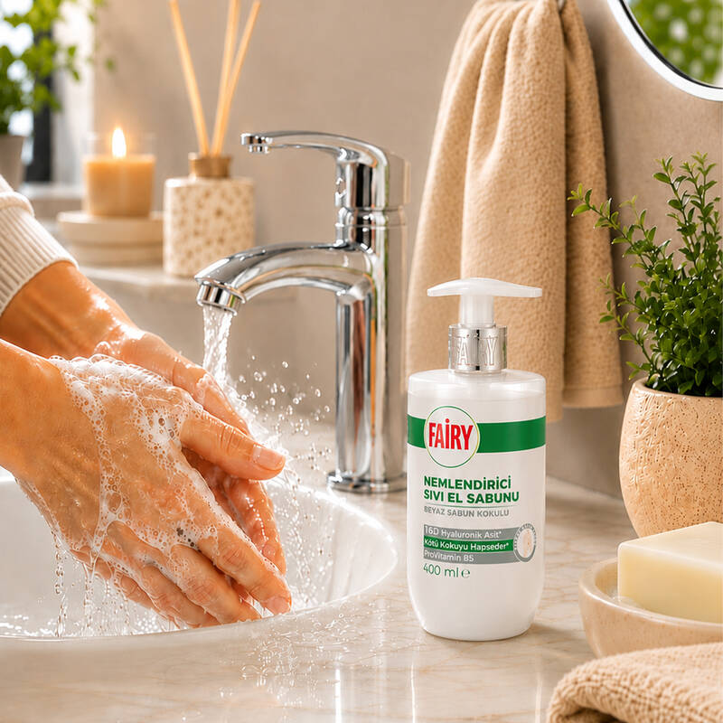 Fairy Sıvı El Sabunu Beyaz Sabun Kokulu 400 ml