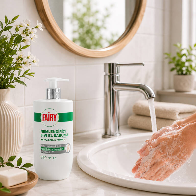 Fairy Sıvı El Sabunu Beyaz Sabun Kokulu 750 ml