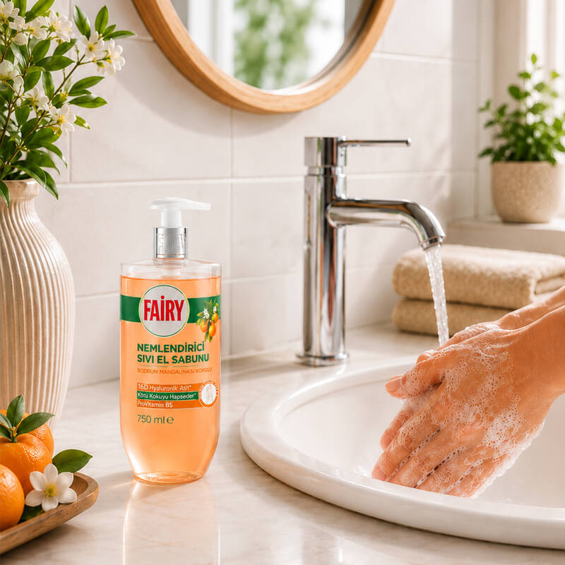 Fairy Sıvı El Sabunu Bodrum Mandalinası Kokulu 750 ml