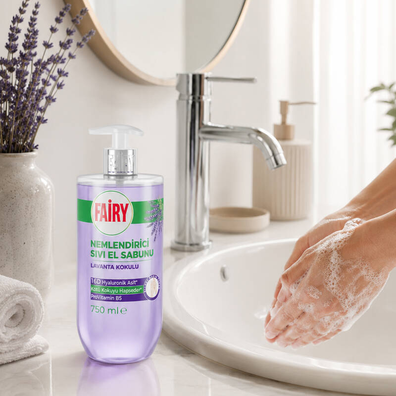 Fairy Sıvı El Sabunu Lavanta Yağlı 750 ml