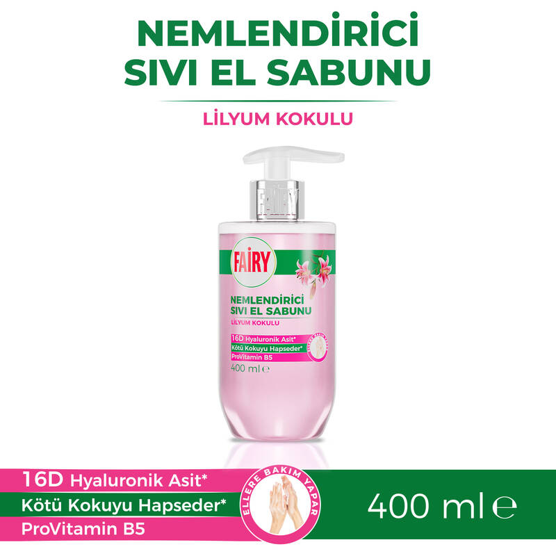 Fairy Sıvı El Sabunu Lilyum Kokulu 400 ml