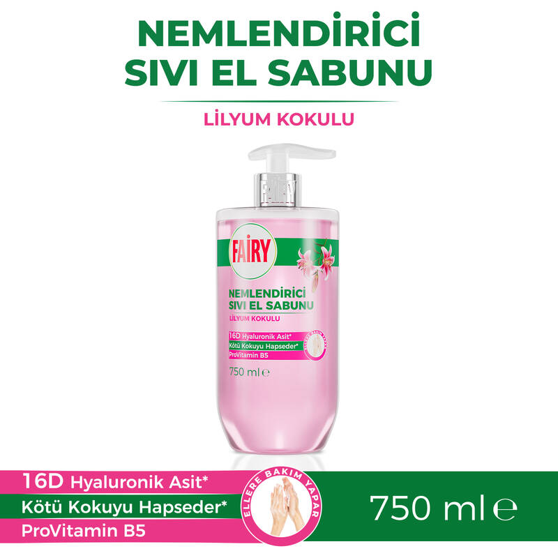Fairy Sıvı El Sabunu Lilyum Kokulu 750 ml