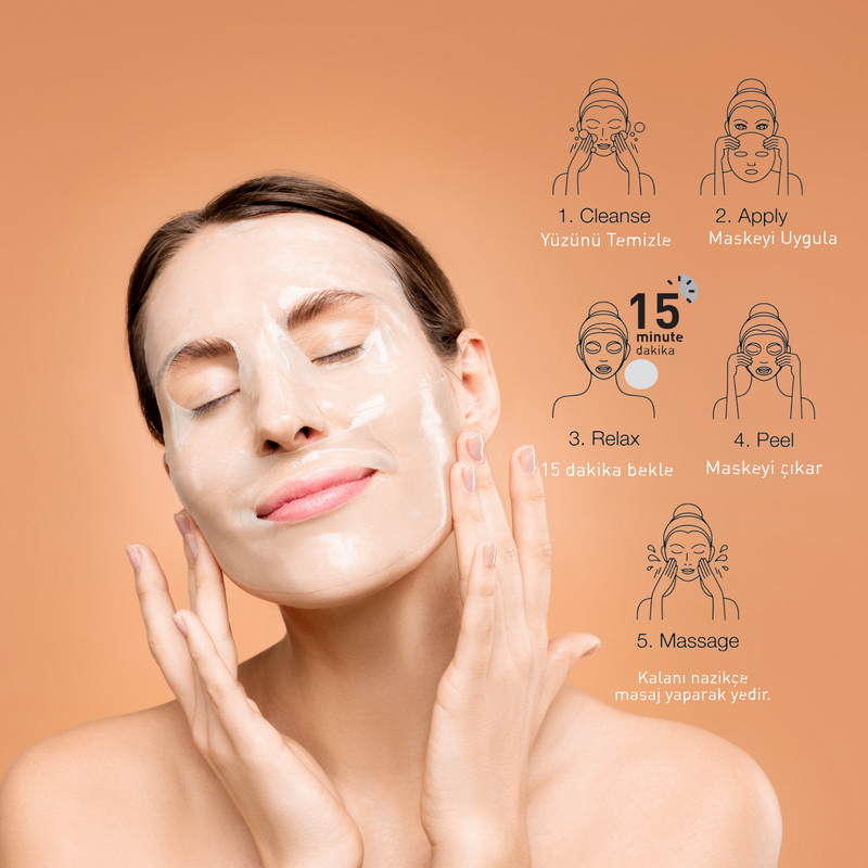 Nemlendirici Kağıt Maske 3 Adet | Aloe Vera | Nem Takviyesi