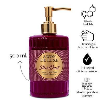 Savon De Luxe Classic Line Star Dust Luxury Sıvı Sabun 500 ml (2)