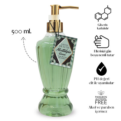 Savon De Luxe Nostalgia Green Luxury Sıvı Sabun 500 ml (2)
