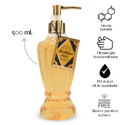 Savon De Luxe - Savon De Luxe Nostalgia Yellow Luxury Sıvı Sabun 500 ml (1)