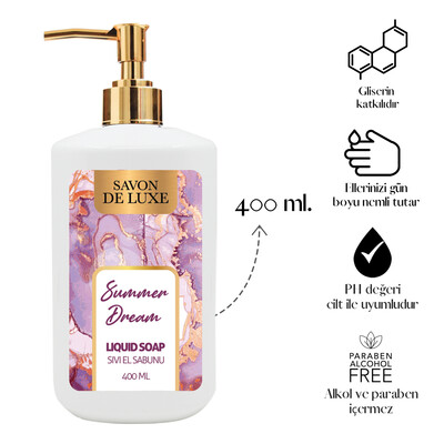 Savon De Luxe - Savon De Luxe Paradise Sunset Dream Luxury Sıvı Sabun 400 ml (1)