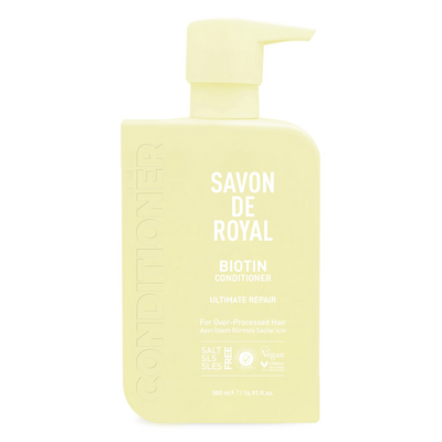 Savon De Royal Biyotin İçeren Aşırı İşlem Görmüş Saçlar İçin Onarım Etkili Saç Kremi 500 ml 2 adet - Thumbnail