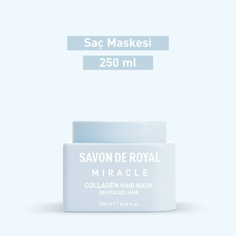 Savon De Royal - Kolajen İçeren - İnce Telli Saçlar İçin Canlandırıcı Etkili Saç Maskesi 250 ml Savon De Royal - Kolajen İçeren - İnce Telli Saçlar İçin Canlandırıcı Etkili Saç Maskesi 250 ml
