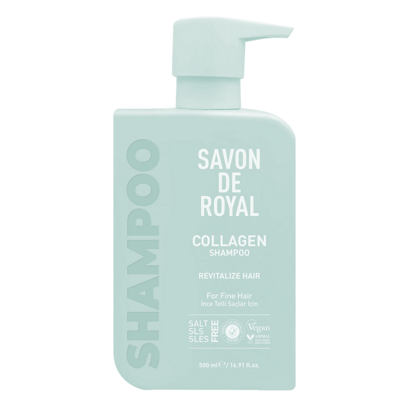 Savon De Royal - Kolajen İçeren - İnce Telli Saçlar İçin Canlandırıcı Etkili Şampuan 500 ml