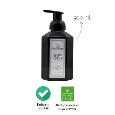 Savon De Royal Luxury Vegan Köpük Sabun Silver Touch 500 ml (2)