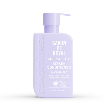 Savon De Royal - Savon De Royal - Kreatin Yağı - Canlılığını Yitirmiş Saçlar İçin Pürüssüz Etkili Saç Kremi 500 ml