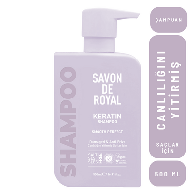 Savon De Royal - Savon De Royal - Kreatin Yağı - Canlılığını Yitirmiş Saçlar İçin Pürüssüz Etkili Şampuan 500 ml