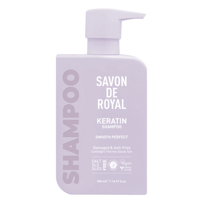 Savon De Royal - Keratin - Canlılığını Yitirmiş Saçlar İçin Pürüssüz Etkili Şampuan 500 ml - Thumbnail