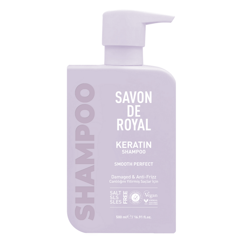 Savon De Royal - Keratin - Canlılığını Yitirmiş Saçlar İçin Pürüssüz Etkili Şampuan 500 ml