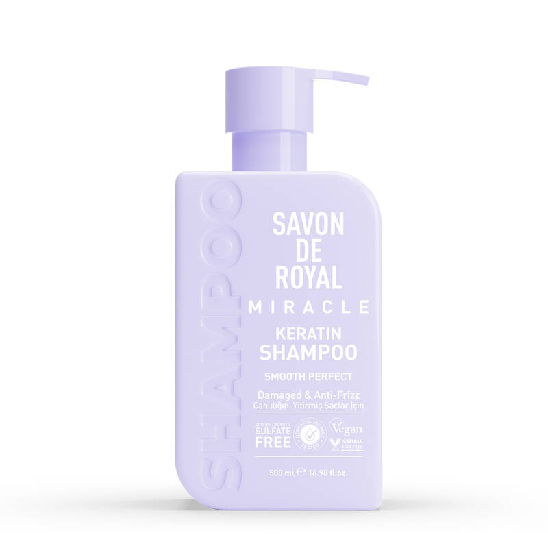 Savon De Royal - Kreatin Yağı - Canlılığını Yitirmiş Saçlar İçin Pürüssüz Etkili Şampuan 500 ml