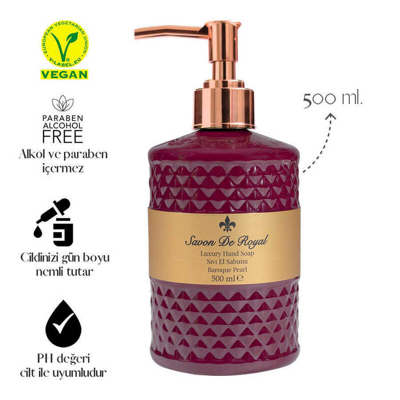 Savon De Royal Luxury Vegan Sıvı Sabun Baroque Pearl 500 ml