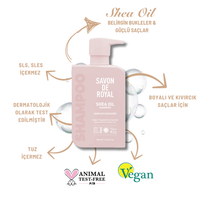 Savon De Royal Miracle Şampuan 500 ml 2 Adet | Boyalı ve Kıvırcık Saçlar | İyileşme Etkili | Shea Yağı - Thumbnail