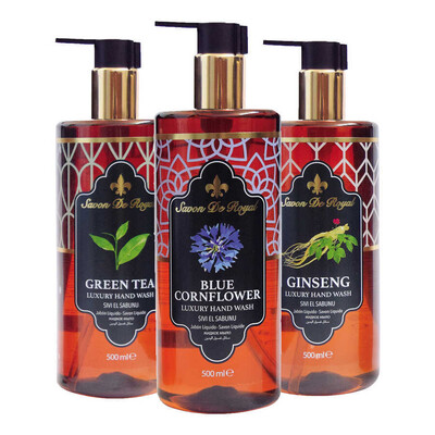 Savon De Royal - Savon De Royal Nature Luxury Vegan Sıvı Sabun Karma Paket 3 x 500 ml
