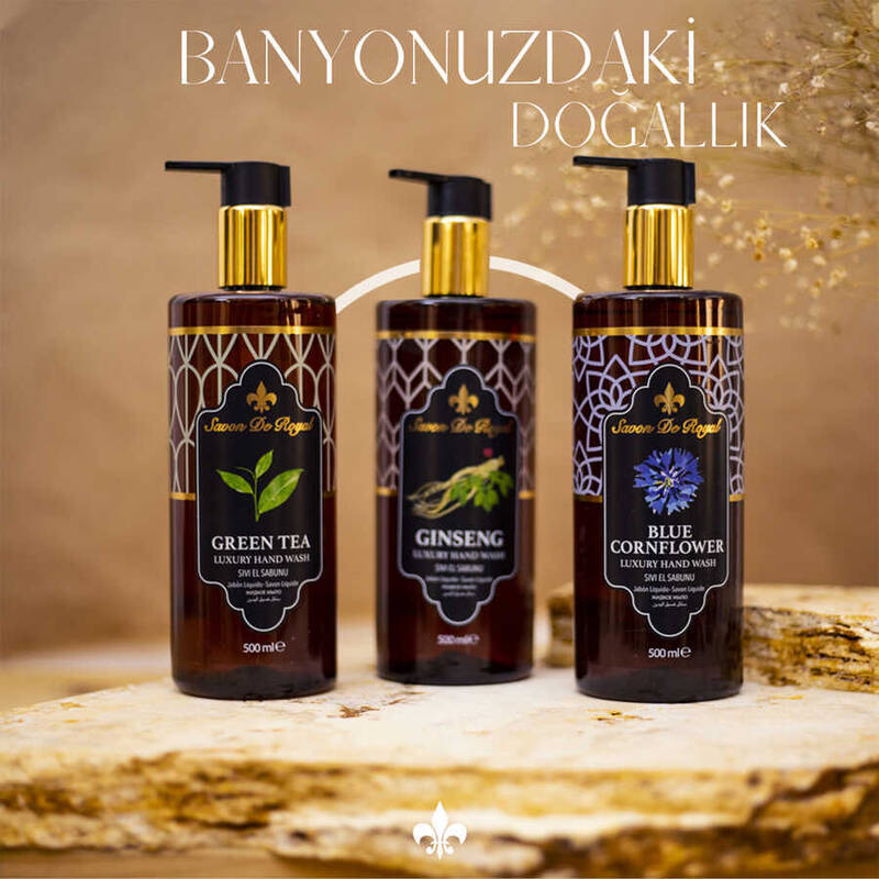 Savon De Royal Nature Luxury Vegan Sıvı Sabun Karma Paket 3 x 500 ml
