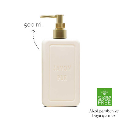 Savon De Royal Savon Pur Luxury Vegan Sıvı Sabun Beyaz 500 ml - Thumbnail