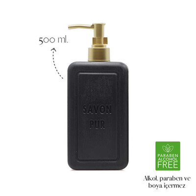 Savon De Royal Savon Pur Luxury Vegan Sıvı Sabun Siyah 500 ml - Thumbnail