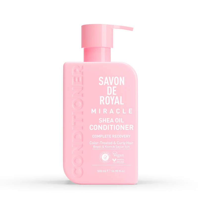 Savon De Royal - Shea Yağı - Boyalı ve Kıvırcık Saçlar İçin İyileşme Etkili Saç Kremi 500 ml