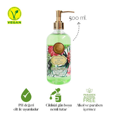 Savon De Royal - Savon De Royal Tropical Luxury Vegan Sıvı Sabun From My Garden 500 ml (1)