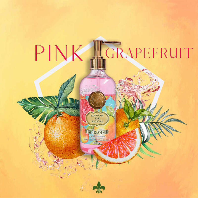 Savon De Royal Tropical Luxury Vegan Sıvı Sabun Pink Grapefruit 500 ml
