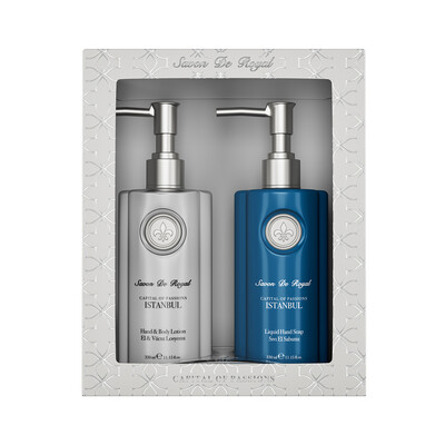 Savon De Royal - Savon De Royal Tutkuların Başkenti İstanbul Set Sıvı Sabun 330 ml & Losyon 330 ml