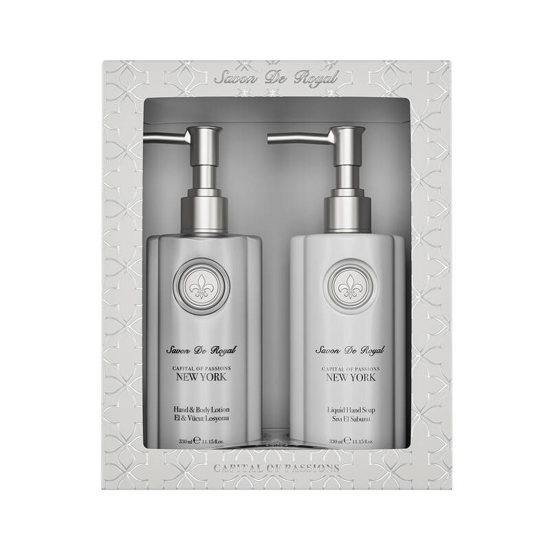 Savon De Royal Tutkuların Başkenti New York Set Sıvı Sabun 330 ml & Losyon 330 ml