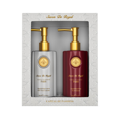 Savon De Royal - Savon De Royal Tutkuların Başkenti Paris Set Sıvı Sabun 330 ml & Losyon 330 ml