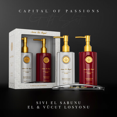Savon De Royal Tutkuların Başkenti Paris Set Sıvı Sabun 330 ml & Losyon 330 ml - Thumbnail