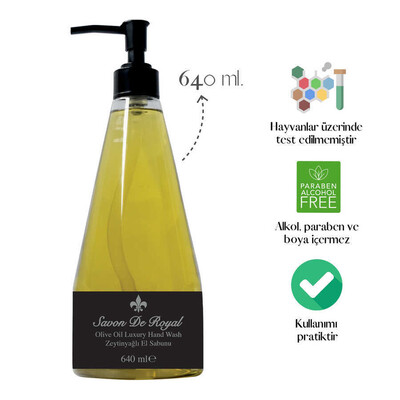 Savon De Royal - Savon De Royal Zeytinyağlı Luxury Vegan Sıvı Sabun 640 ml (1)