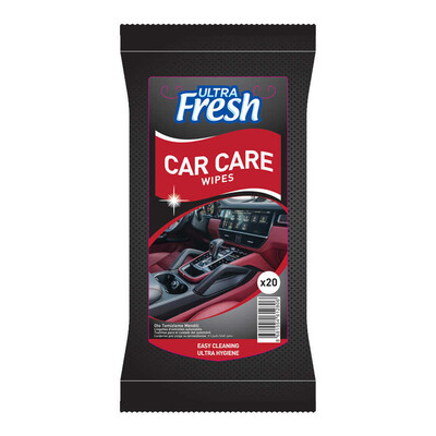 Ultra Fresh - Ultra Fresh Araba Torpido Temizleme Mendili 20 Yaprak