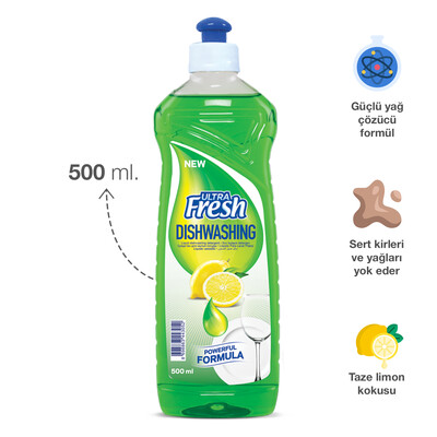 Ultra Fresh Bulaşık Deterjanı 500 ml (2)