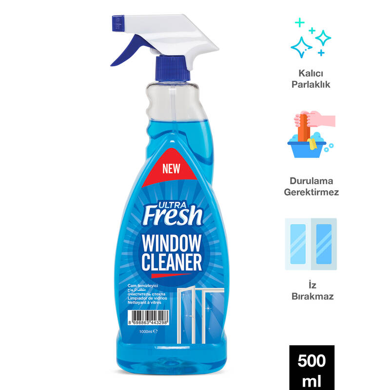 Ultra Fresh Cam Yüzey Temizleyici Sprey 1000 ml