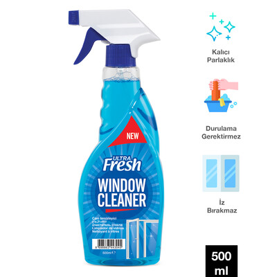 Ultra Fresh Cam Yüzey Temizleyici Sprey 500 ml (2)