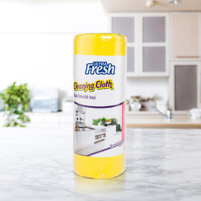 Ultra Fresh Sarı Temizlik Bezi Rulo 20 Adet (3)