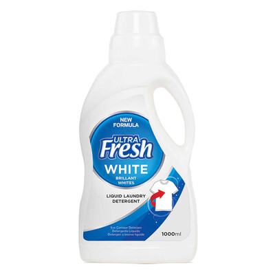 Ultra Fresh - Ultra Fresh Sıvı Çamaşır Deterjanı Beyazlar 1 lt 16 Yıkama