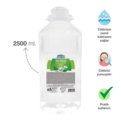 Ultra Fresh - Ultra Fresh Sıvı Sabun Beyaz Çiçek 2500 ml (1)